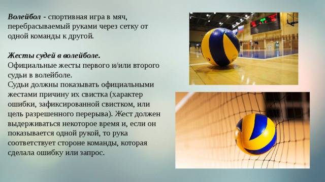 Доклад на тему разновидности волейбола