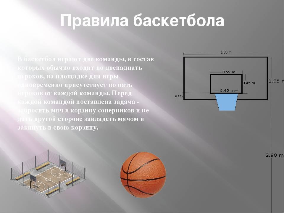 Место игры в баскетбол