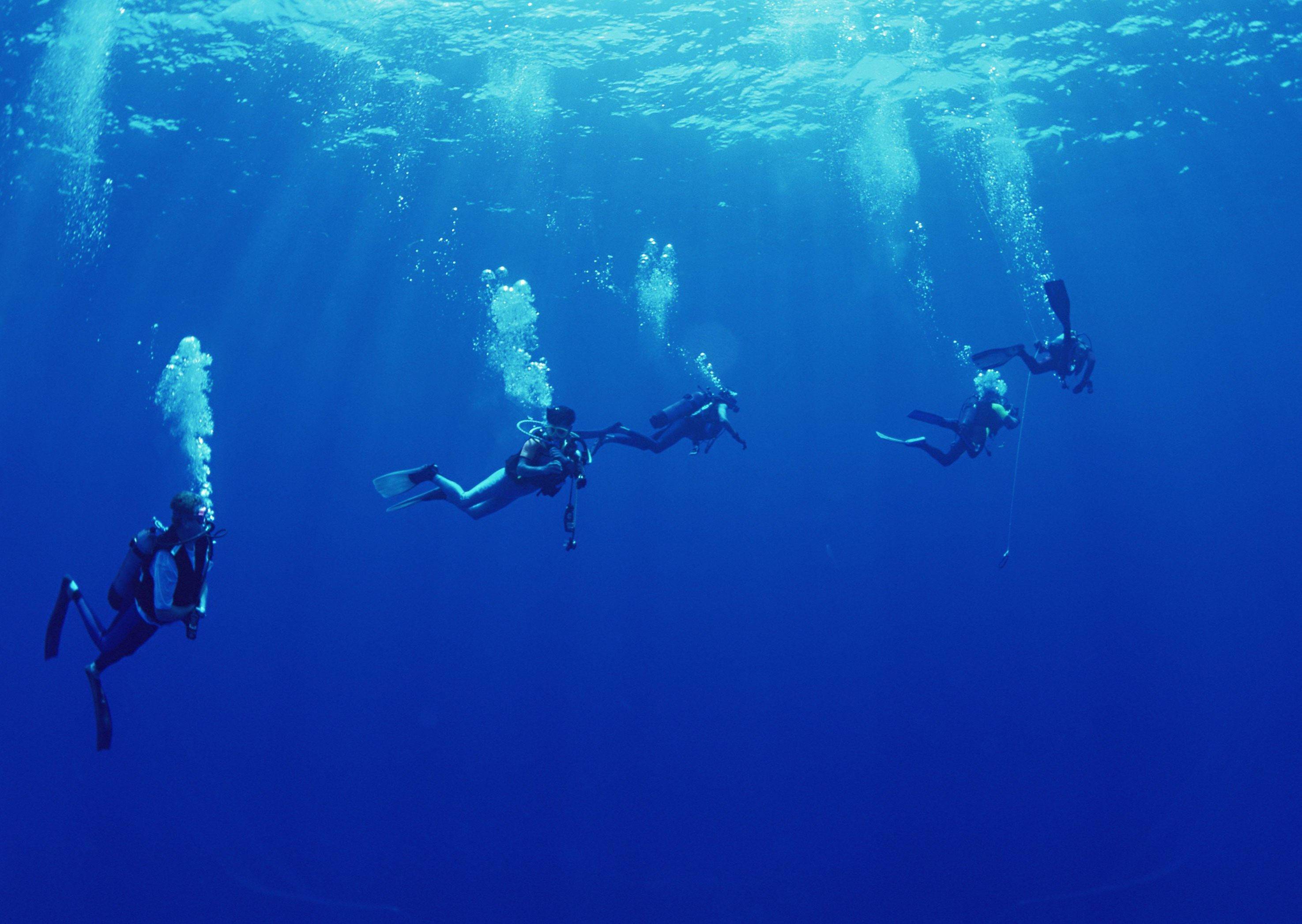 What is scuba diving?