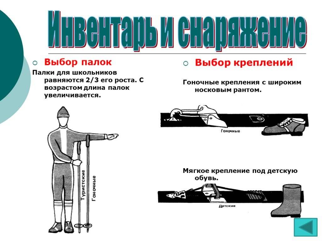 Длина палок для конькового хода: особенности выбора | irksportmol.ru