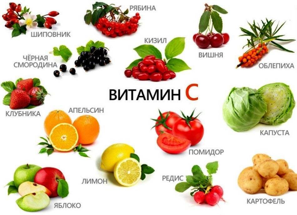 Лучшие источники витамина с – таблица продуктов и рецептов
