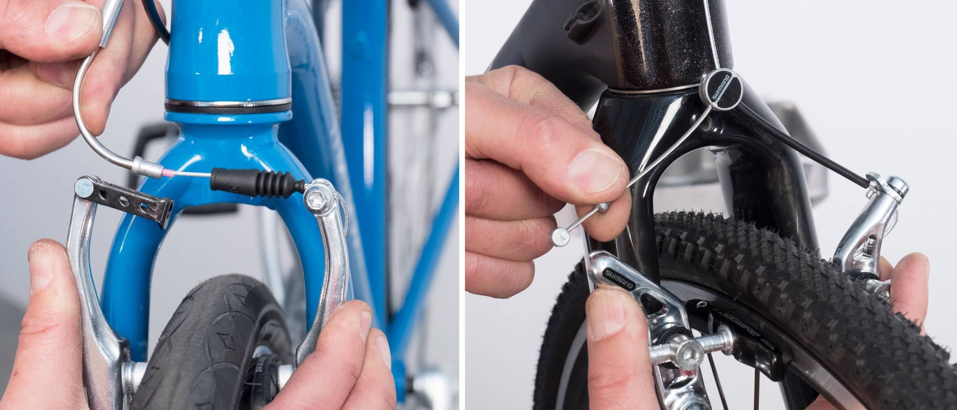 Как снять тормоз с колеса велосипеда