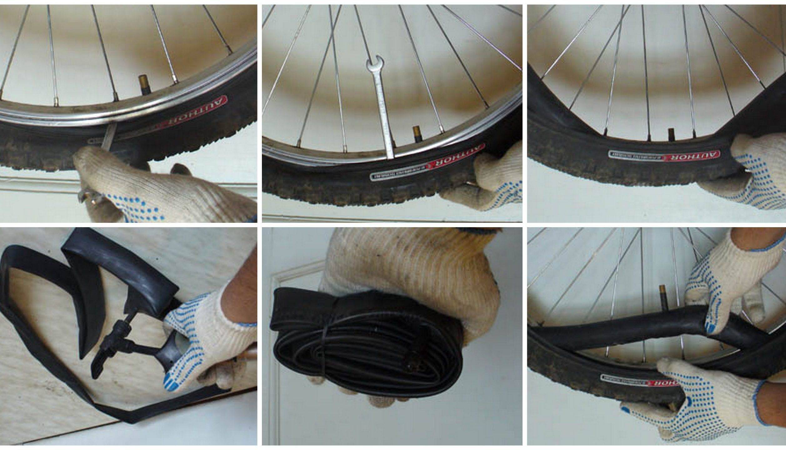 Как поменять камеру на велосипеде заднее колесо