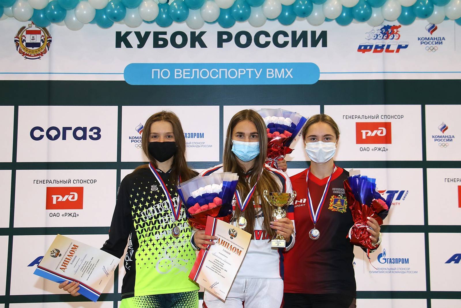 Наталья Афремова и Евгений Клещенко завоевали «золото» на чемпионате РФ по BMX Race