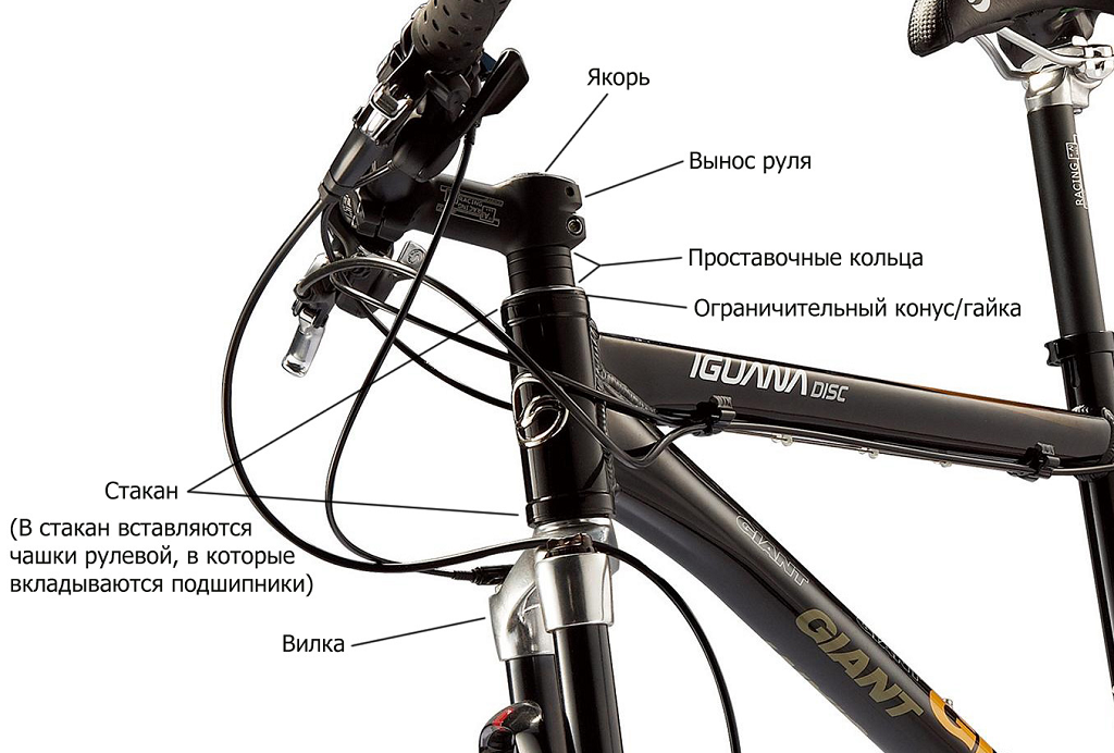 Рулевая колонка велосипеда: стандарты, как выбрать