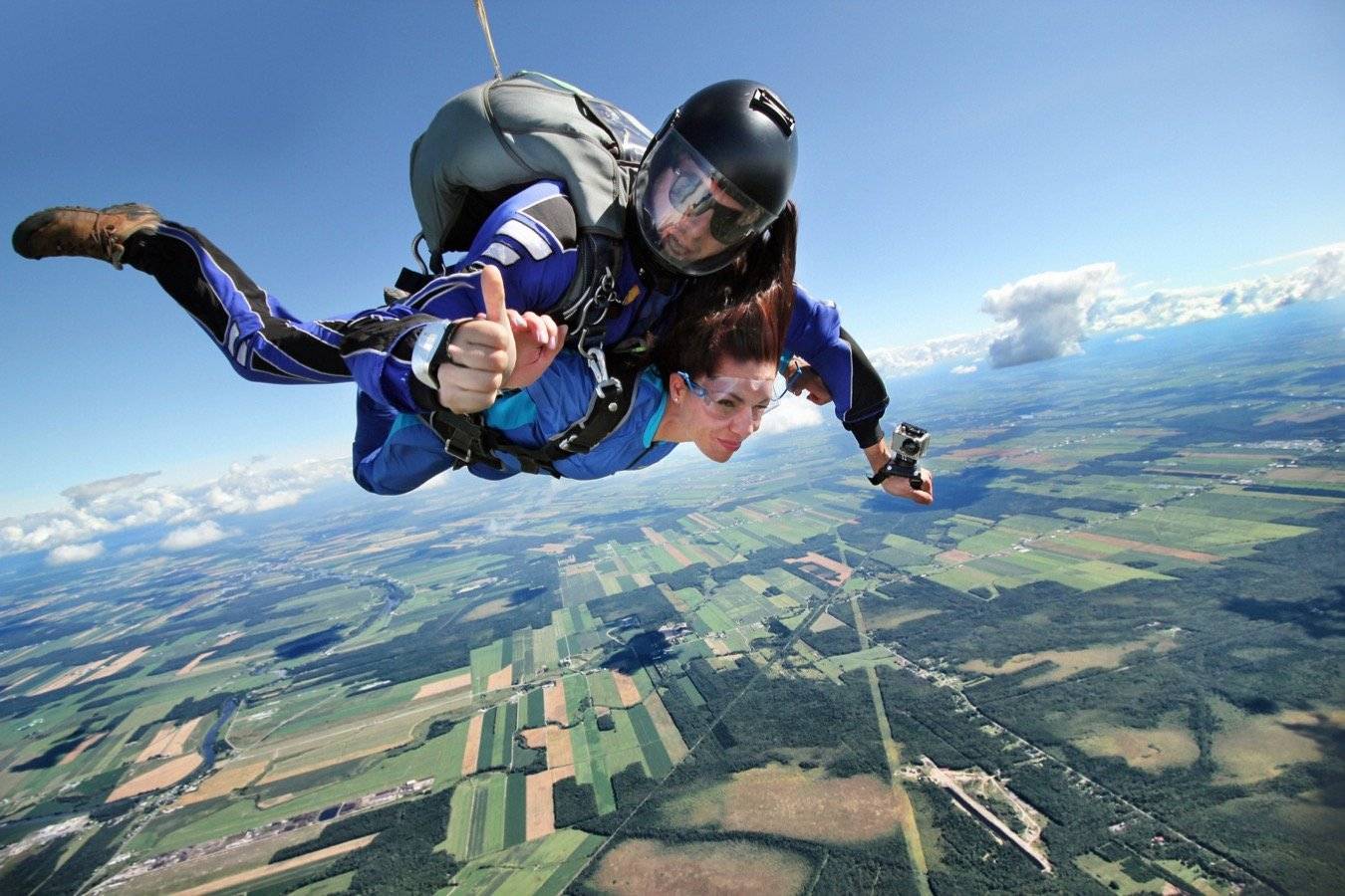 Сколько стоит прыжок с парашютом с инструктором в тандеме и самостоятельно
