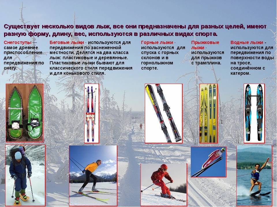 Длина лыжных палок для классического хода