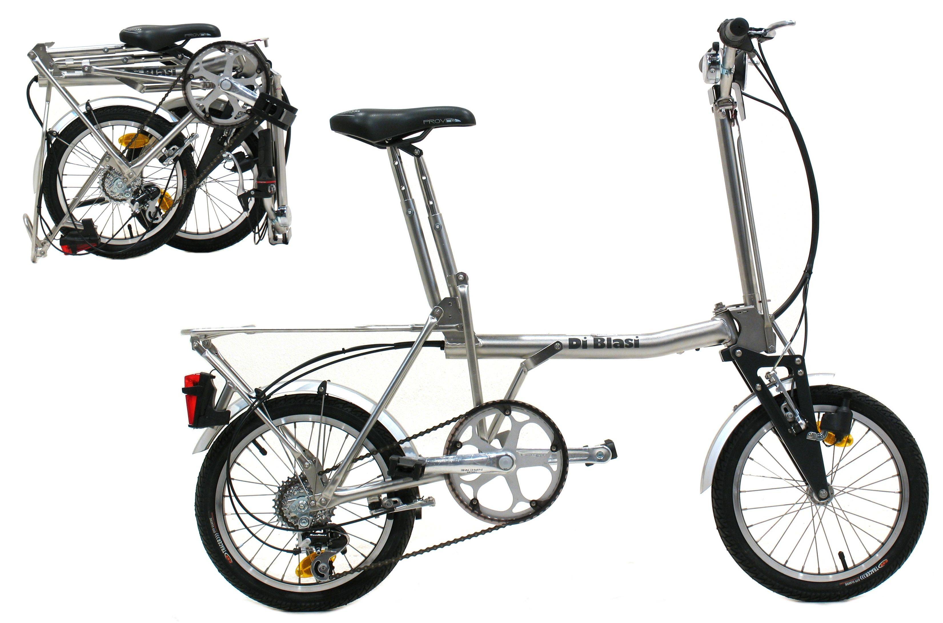 Складной велосипед с маленькими колесами
