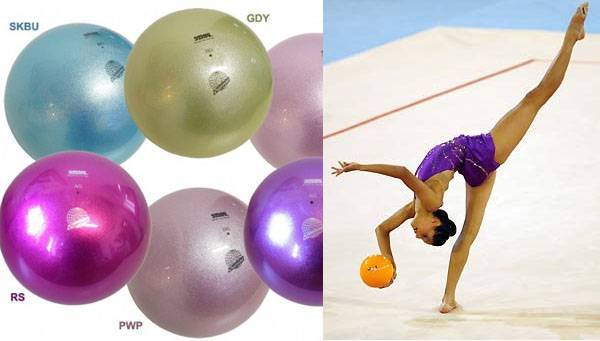 Выбираем мяч для художественной гимнастики