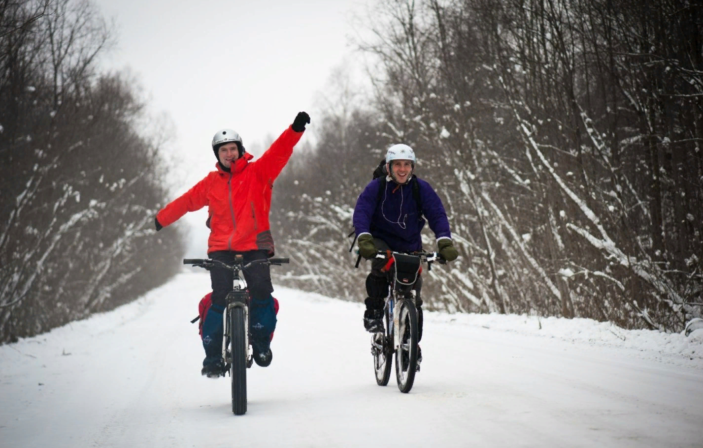 Как насладиться зимней ездой на велосипеде?