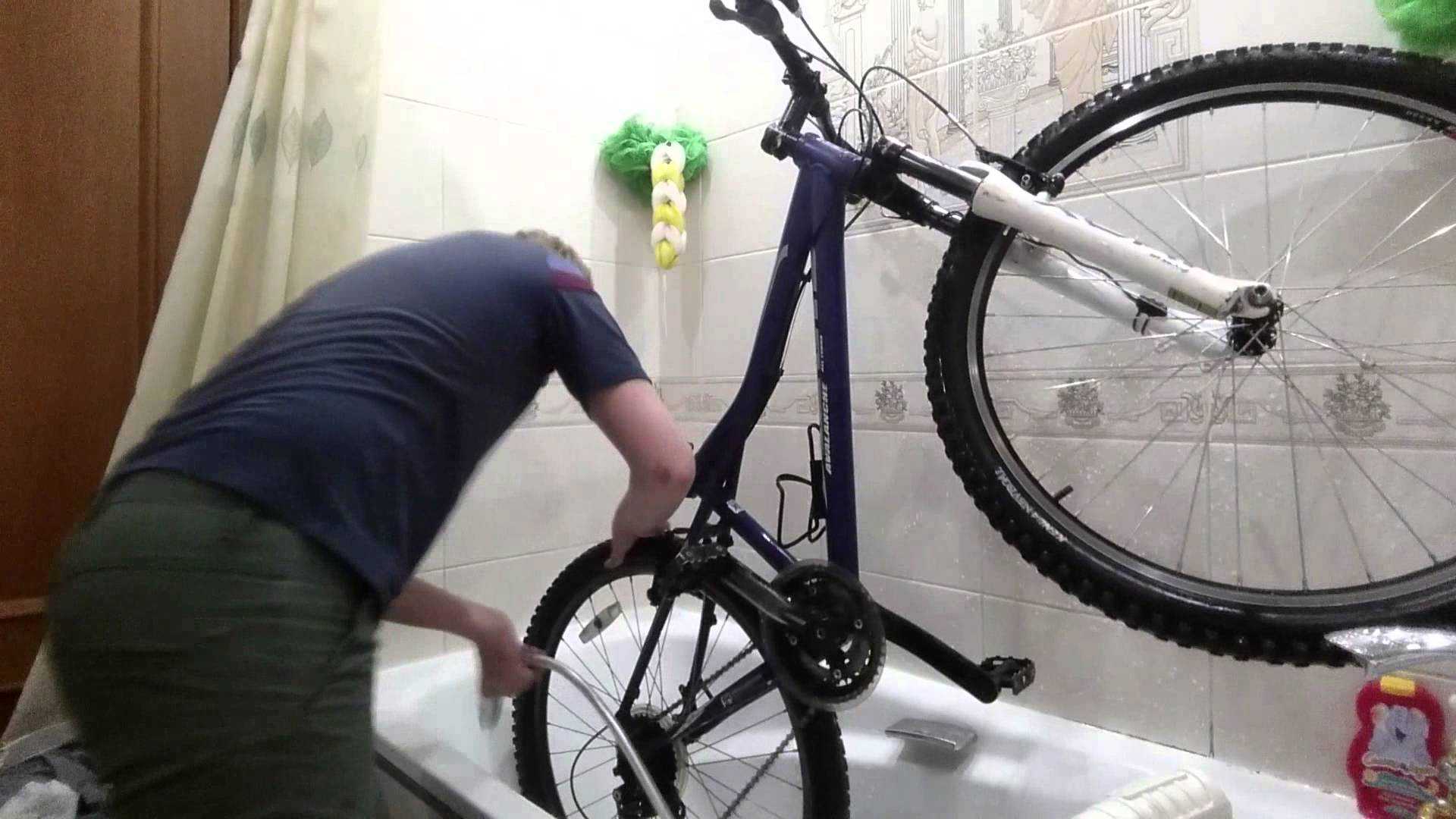 Как мыть велосипед на мойке