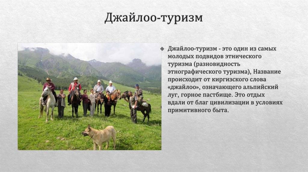 Джайлоо – туризм в россии: возможности и перспективы развития (2016) - examenna5/дипломные работы-скачать