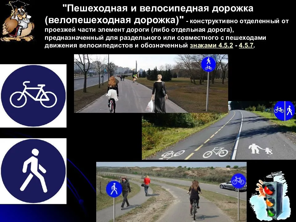 Знак велосипедная дорожка | знак пешеходная дорожка | avtonauka.ru