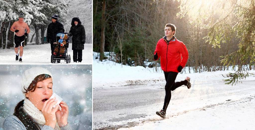 Как правильно бегать зимой на улице и не заболеть