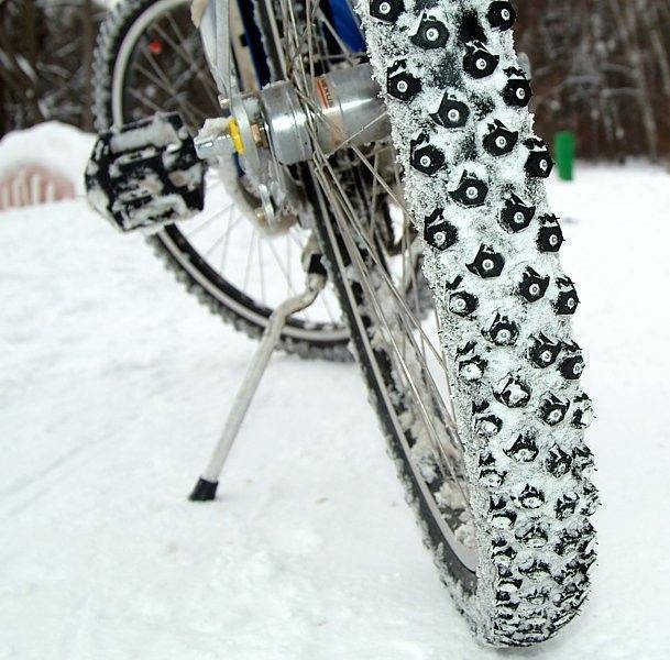 Зимние покрышки для велосипеда и их особенности